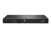 HPE Aruba Networking CX 6200F 24G 4SFP+ Switch - Switch - max. staplingsavstånd 10 kms - L3 - Administrerad - 24 x 10/100/1000 + 4 x 100/1000/10G SFP+ - framsidan och sida till baksidan - rackmonterbar JL724B#ABB
