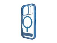 Zagg Santa Cruz Snap - Baksidesskydd för mobiltelefon - med fällbart ställ - MagSafe-kompatibilitet - tranquil blue - för Apple iPhone 17 Pro 702319610