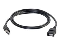 C2G 3.3ft USB Extension Cable - USB A to USB A Extension Cable - USB 2.0 - M/F - USB-förlängningskabel - USB (hane) till USB (hona) - 1 m - svart 52106
