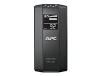 APC Back-UPS RS LCD 700 Master Control - UPS - AC 120 V - 420 Watt - 700 VA - USB - utgångskontakter: 6 - svart - för P/N: AR106SH4, AR106SH6, AR109SH4, AR109SH6, AR112SH4, AR112SH6, SCL500RM1UNC BR700G