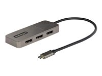 StarTech.com USB-C to Triple DisplayPort 1.4 MST Hub, 4K 60Hz, 1ft (30cm) Cable, USB Type-C Multi Monitor Adapter for Laptop, DP 1.4 Multi-Stream Transport Hub, DisplayPort Splitter - MST Triple Monitor Adapter (MST14CD123DP) - Dockningsstation - USB-C / Displayport - 3 x DP MST14CD123DP