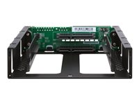 QNAP QDA-A2AR - Internt RAID-kabinett - 3.5" to 2 x 2.5" - RAID RAID 0, 1, JBOD - SATA 6Gb/s QDA-A2AR