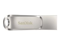 SanDisk Ultra Dual Drive Luxe - USB flash-enhet - 128 GB - USB 3.1 Gen 1 / USB-C SDDDC4-128G-G46