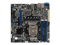 ASUS P12R-M - Moderkort - micro ATX - LGA1200-uttag - C252 Chipuppsättning - USB 3.2 Gen 2 - 2 x Gigabit LAN - inbyggda grafiken 90SB09X0-M1UAY0
