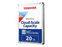 Toshiba MG10 Series MG10ACA20TA - Hårddisk - Enterprise - 20 TB - inbyggd - 3.5" - SATA 6Gb/s - 7200 rpm - buffert: 512 MB MG10ACA20TA