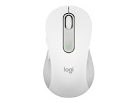 Logitech Signature M650 L for Business - Mus - högerhänt - 5 knappar - trådlös - Bluetooth, 2.4 GHz - Logitech Logi Bolt USB-mottagare - offwhite 910-006349