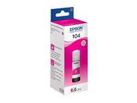 Epson EcoTank 104 - 65 ml - magenta - original - bläcktank - för EcoTank ET-14100, 1810, 2721, 2810, 2811, 2812, 2814, 2815, 2820, 2821, 2825, 2826, 4800 C13T00P340