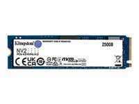 Kingston NV2 - SSD - 250 GB - inbyggd - M.2 2280 - PCIe 4.0 x4 (NVMe) - för Intel Next Unit of Computing 12 Pro Kit - NUC12WSKi5 SNV2S/250G