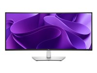 Dell Pro 34 Plus USB-C Hub Monitor P3425WE - LED-skärm - böjd - 34.1" - 3440 x 1440 UWQHD @ 100 Hz - IPS - 350 cd/m² - 1500:1 - 5 ms - HDMI, DisplayPort, USB-C - BTO - med 3 års grundläggande maskinvaruservice med avancerat byte efter fjärrdiagnos DELL-P3425WE