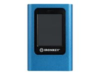 Kingston IronKey Vault Privacy 80 - SSD - krypterat - 1920 GB - extern (portabel) - USB 3.2 Gen 1 (USB-C kontakt) - FIPS 197, 256-bit AES-XTS - TAA-kompatibel IKVP80ES/1920G