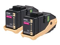 Epson Double Pack - 2-pack - magenta - original - tonerkassett - för Epson AL-C9500DN; AcuLaser C9300D2TN, C9300D3TNC, C9300DN, C9300DTN, C9300N, C9300TN C13S050607