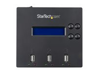 StarTech.com 1:2 Fristående USB-duplikator och -rensare för flashminnen - USB-enhetsduplikator - 2 fack - för P/N: SVA5H2NEUA USBDUP12