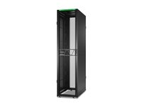 APC NetShelter SX Gen 2 - Rack skåp - 2436 H x 600 B x 1200 D mm, med sidor - golvstående - svart - 52U - 19" - TAA-kompatibel AR3308B2