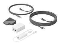 Logitech Cat5e Kit - Tillbehörssats till videokonferens - för Logitech Base Bundle, RoomMate + MeetUp + Tap IP; Room Solution Base Bundle, Huddle, Large 952-000019