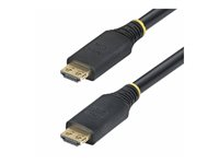 StarTech.com - High Speed - HDMI-kabel - HDMI hane till HDMI hane - 15 m - skärmad - svart - halogenfri, aktiv, 4K60Hz stöd, 1440p (UWQHD) stöd 144Hz, 1080p stöd 240 Hz HDMI2-CABLE-GRIP-15M