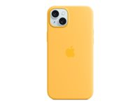 Apple - Baksidesskydd för mobiltelefon - MagSafe-kompatibilitet - silikon - solsken - för iPhone 15 Plus MWNF3ZM/A