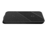 ZENS Modular Dual Wireless Charger Main Station - Trådlös laddningsmatta + växelströmsadapter - 30 Watt - Apple Fast Charge, FC ZEMDC1P/00