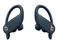 Beats Powerbeats Pro - True wireless-hörlurar med mikrofon - inuti örat - montering över örat - Bluetooth - ljudisolerande - marin MY592ZM/A