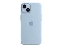 Apple - Baksidesskydd för mobiltelefon - MagSafe-kompatibilitet - silikon - himmelsblå - för iPhone 14 MQU93ZM/A