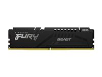 Kingston FURY Beast - DDR5 - sats - 16 GB: 2 x 8 GB - DIMM 288-pin - 5600 MHz / PC5-44800 - CL40 - 1.25 V - ej buffrad - on-die ECC KF556C40BBK2-16