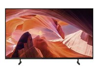 Sony Bravia Professional Displays FWD-43X80L - 43" Diagonal klass (42.5" visbar) - X80L Series LED-bakgrundsbelyst LCD-skärm - med TV-mottagare - digital skyltning - Smart TV - Google TV - 4K UHD (2160p) 3840 x 2160 - HDR - blinkande ram, Direct LED - svart FWD-43X80L