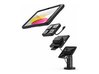 Compulocks iPad 10th-11th (A16) Gen PowerMove Tilting Stand 4" - Black - Monteringssats (ställ) - för surfplatta - svart - skärmstorlek: 10.9" - disk-monteringsbar - för Apple 10.9-inch iPad (10:e generation) TCDP04PMIP109