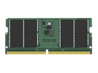 Kingston - DDR5 - sats - 64 GB: 2 x 32 GB - SO DIMM 262-pin - 5600 MHz / PC5-44800 - CL46 - 1.1 V - ej buffrad - ECC KCP556SD8K2-64