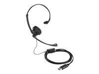 Kensington - Headset - på örat - kabelansluten - USB-A - svart K80100WW