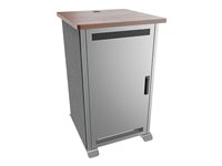 Middle Atlantic Forum Series - Rack skåp - 20 RU, 27" deep - biltmore cherry, kolgrå, magnesium - 20U - TAA-kompatibel FMR-2027E0MC