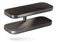 ZENS Quattro Charger Pro 4 - Trådlöst laddställ + växelströmsadapter - 15 Watt - 4 utdatakontakter (magnetisk) - svart ZEQC01B/00