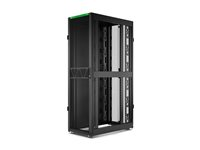 APC NetShelter SX Gen 2 - Rack skåp - 1991 H x 600 B x 1070 D mm, med sidor - golvstående - svart - 42U - 19" - TAA-kompatibel - för P/N: SC500RM1U, SMT1000RM1U, SMT750RM1U, SMT750RM2UCNC, SRTL2K2RM1UWC, SRTL3KRM1UIC AR3100B2