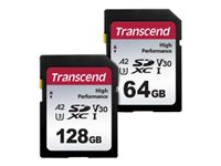 Transcend 330S - Flash-minneskort - 64 GB - UHS-I U3 - SDXC UHS-I TS64GSDC330S