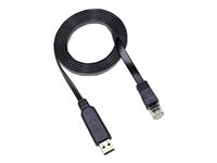 HPE Aruba - Nätverkskabel - USB (hane) rak till RJ-45 (hane) rak - USB 2.0 - svart - för HPE Aruba 6000 48G Class4 PoE 4SFP 370W Switch R8Z87A