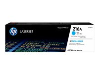 HP 216A - Cyan - original - LaserJet - tonerkassett (W2411A) - för Color LaserJet Pro M155a, MFP M182n, MFP M182nw, MFP M183fw W2411A