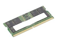 ThinkPad - DDR5 - modul - 16 GB - SO DIMM 262-pin - 4800 MHz / PC5-38400 - Campus - grön - för ThinkPad T14 Gen 4 21HD; T15p Gen 3 21DA, 21DB 4X71K08907