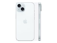 Apple iPhone 15 - 5G smartphone - dual-SIM / Internal Memory 128 GB - OLED-skärm - 6.1" - 2556 x 1179 pixlar - 2 bakre kameror 48 MP, 12 MP - front camera 12 MP - blå MTP43QN/A