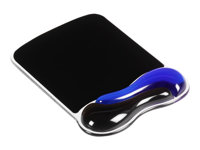 Kensington Duo Gel Mouse Pad Wrist Rest - Mustablett med handledskudde - svart, blå - TAA-kompatibel 62401