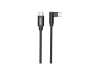 PORT Connect - USB-kabel - 24 pin USB-C (hane) vinklad till 24 pin USB-C (hane) rak - 1 m - USB Power Delivery (10W) (paket om 10) 900053P10