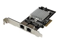 StarTech.com Dual Port PCI Express (PCIe x4) Gigabit Ethernet Server Adapter - 2 Port Network Card - Intel i350 NIC - GbE Network Card (ST2000SPEXI) - Nätverksadapter - PCIe 2.1 x4 - Gigabit Ethernet x 2 ST2000SPEXI