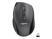 Logitech Marathon M705 - Mus - högerhänt - laser - trådlös - 2.4 GHz - trådlös USB-mottagare 910-006034