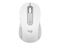 Logitech Signature M650 L LEFT - Mus - stor storlek - vänsterhänt - optisk - 5 knappar - trådlös - Bluetooth, 2.4 GHz - Logitech Logi Bolt USB-mottagare - offwhite 910-006240