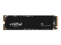 Crucial P3 - SSD - 500 GB - inbyggd - M.2 2280 - PCIe 3.0 (NVMe) CT500P3SSD8
