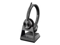 Poly Savi 7320 Office - Savi 7300 series - headset - på örat - DECT - trådlös - svart 8D3F7AA#ABB