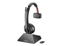 Poly Savi 8210-M Office - Savi 8200 series - headset - på örat - DECT / Bluetooth - trådlös - svart 8D3J8AA#ABB