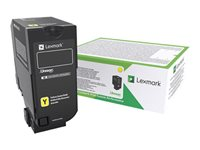 Lexmark - Lång livslängd - gul - original - tonerkassett LCCP, Lexmark Corporate - för Lexmark CS725de, CS725dte 74C2HYE