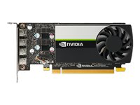 NVIDIA T1000 - Grafikkort - T1000 - 4 GB GDDR6 - PCIe 3.0 x16 låg profil - 4 x Mini DisplayPort VCNT1000-SB