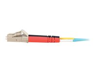 C2G LC-LC 10Gb 50/125 OM3 Duplex Multimode PVC Fiber Optic Cable (LSZH) - Nätverkskabel - LC multiläge (hane) till LC multiläge (hane) - 3 m - fiberoptisk - duplex - 50/125 mikron - OM3 - halogenfri - havsblå 85551