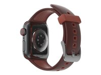 OtterBox All Day Comfort - Band för smart klocka - tegelröd - för Apple Watch SE, Series 10, Series 4, Series 5, Series 6, Series 7, Series 8, Series 9 77-96891