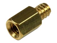 StarTech.com PC-montering #6-32 till M3 Förlängare för justerskruvar av metall - 50-pack - Skruv med mutter - 0.4 cm (paket om 50) - för P/N: PCSCREWKIT SCREWNUTM