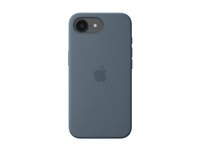 Apple - Skydd för mobiltelefon - MagSafe-kompatibilitet - silikon - ankare blå - för iPhone 17e MHWE4ZM/A
